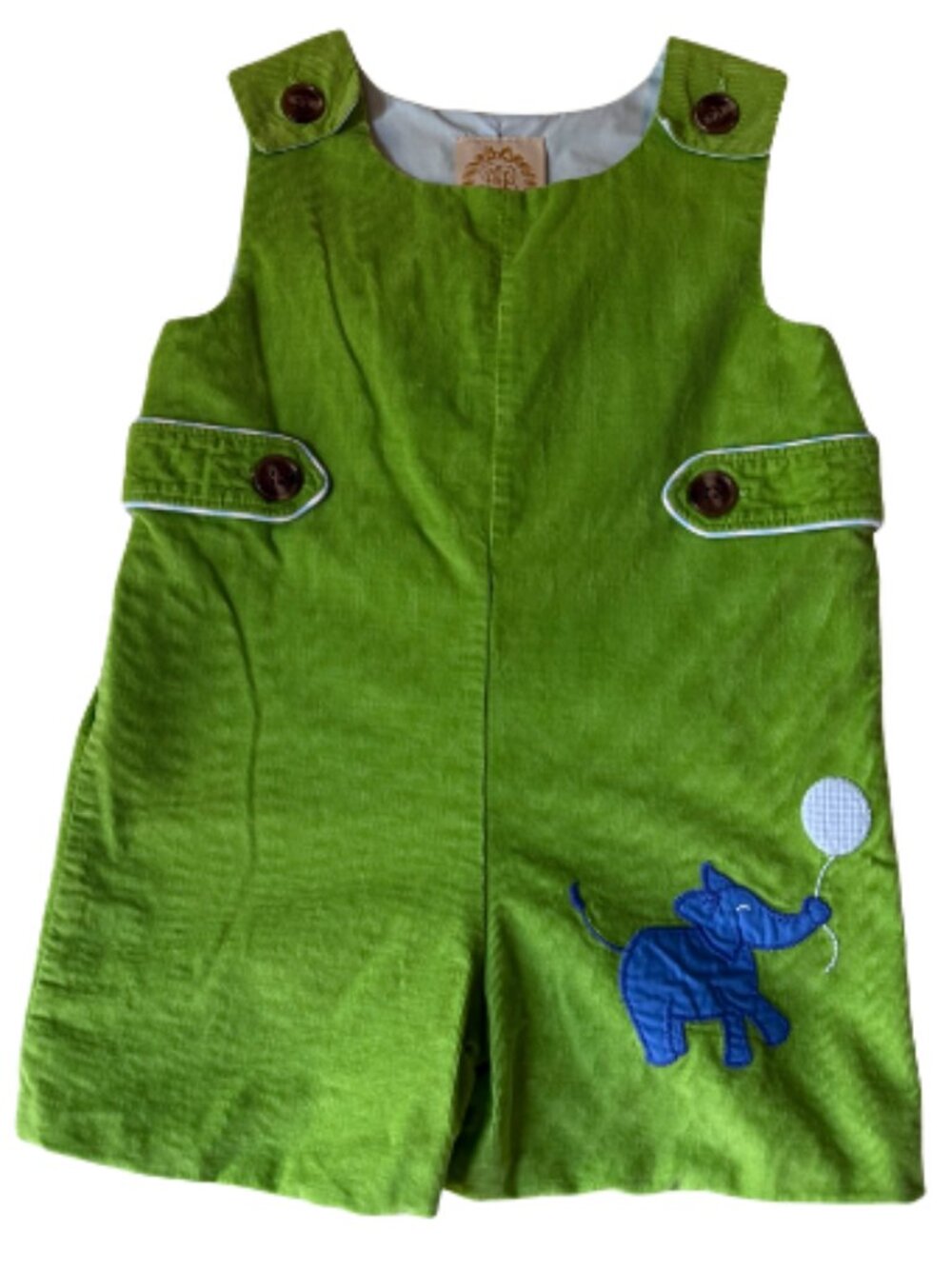 The Beaufort Bonnet Company Green Corduroy Elephant Jon Jon Shortall